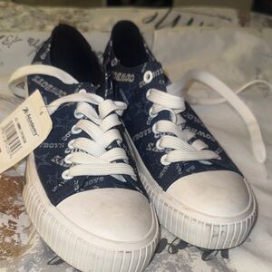 Dallas Cowboys Blue and White Sneakers